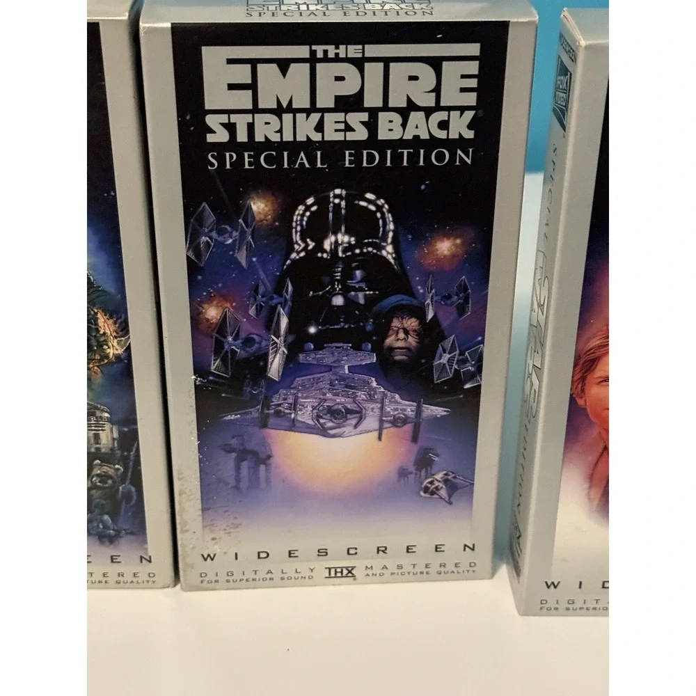 Star Wars Box Set (VHS, 1997, Special Edition) Jedi Tapes Widescreen , Good Cond